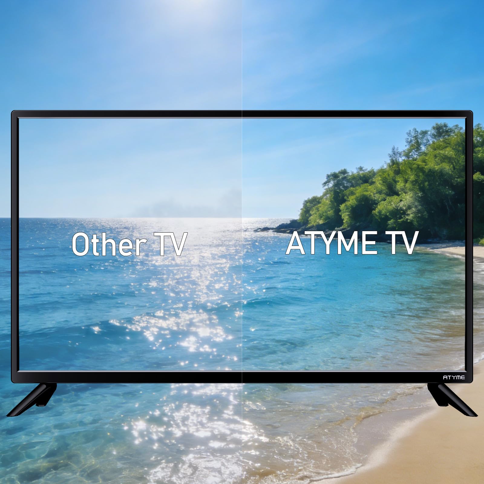 Amazon.com: ATYME 24-inch Class 60Hz 720p HD LED TV Flat Screen