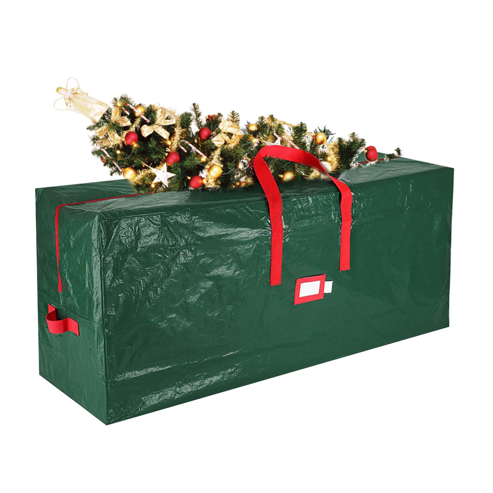 Boîte de rangement pour sapin de Noël avec fermeture éclair fluide