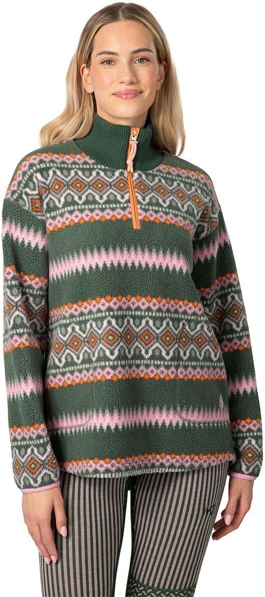 Kari Traa, Ruthie Midlayer 1/2-Zip Shirt - Women's, Thyme, XS