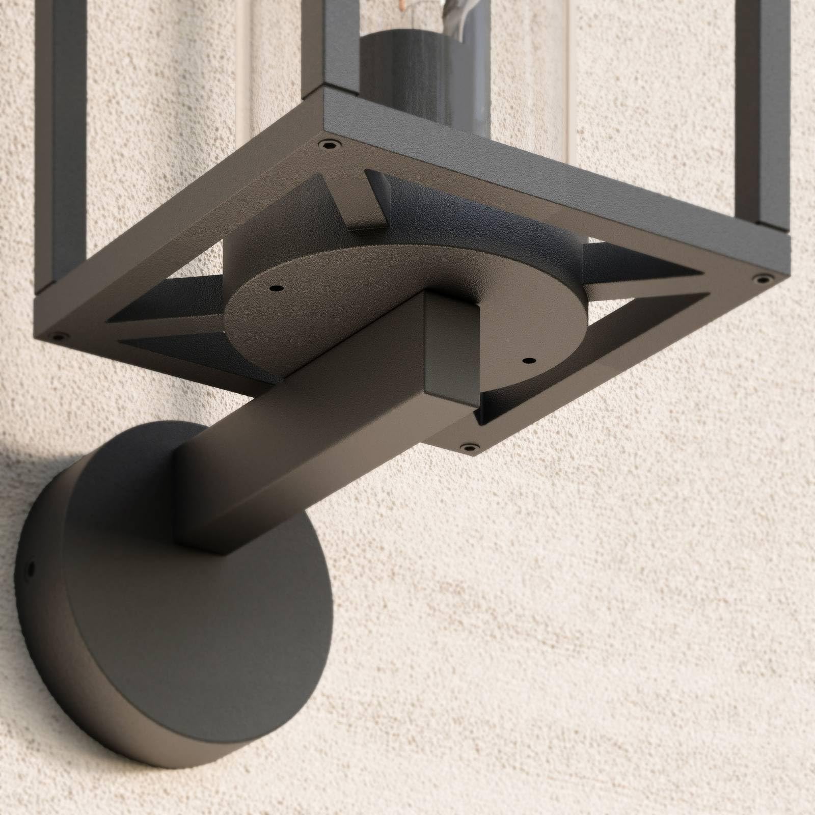 Lucande Wandlampe aussen, Aussenwandleuchte spritzwassergeschützt IP44 1x E27 max. 60W ohne Leuchtmittel Außenleuchte Wandleuchte außen