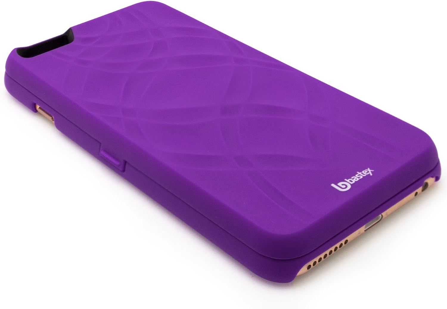 iPhone 6 Plus/6s Plus Case, Bastex Hidden Back Wallet Mirror Case with Stand Feature and Card Holder for Apple iPhone 6 Plus, 6S Plus 5.5"- Purple
