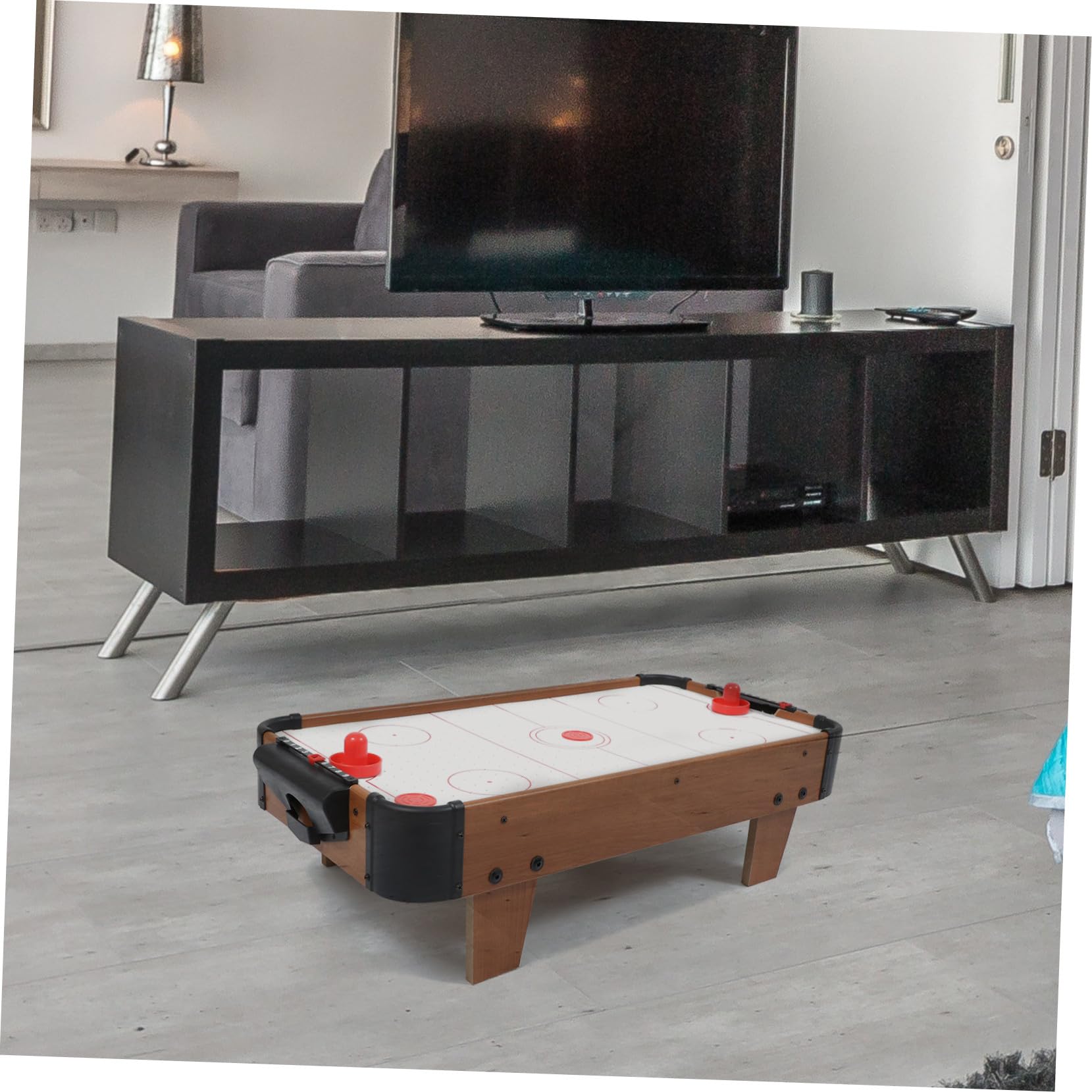 ibasenice Mini Jeu de Hockey Glace Compact et de Table pour Garçon Fille Développement Dextérité et Interaction Parent Garçon Fille