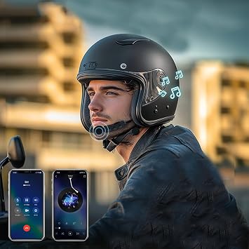 Helmets Wireless Headset Built-In Mike 5.3 Voice Assistant Noise