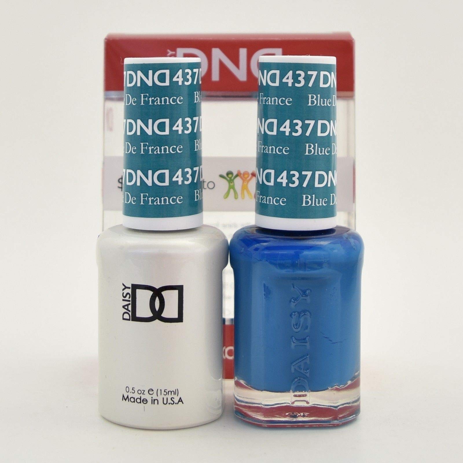 DND *Duo Gel* (Gel & Matching Polish) Fall Set 437 - Blue De France by dnd