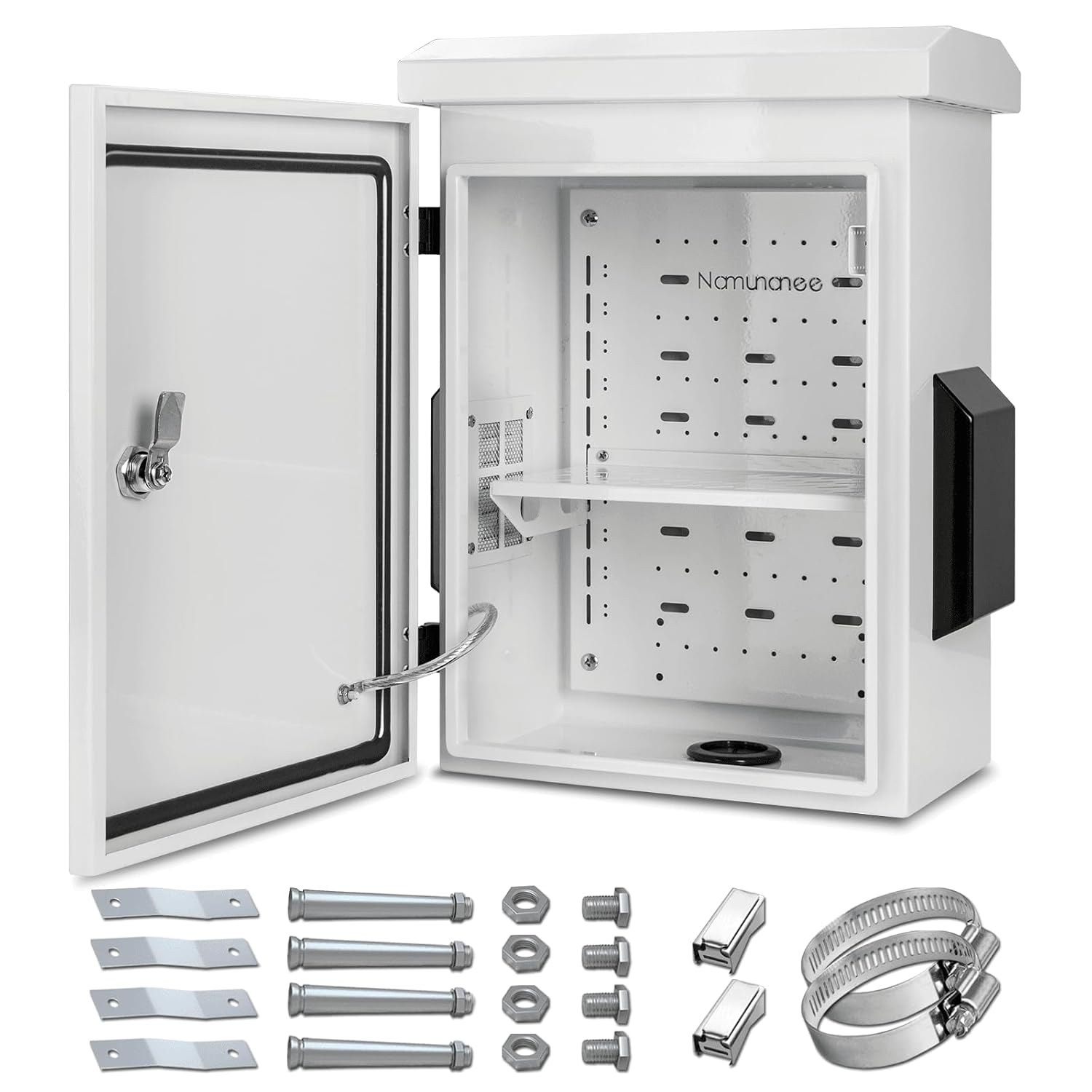 Namunanee Outdoor Electrical Box, 304 Stainless Steel, Aluminum Alloy