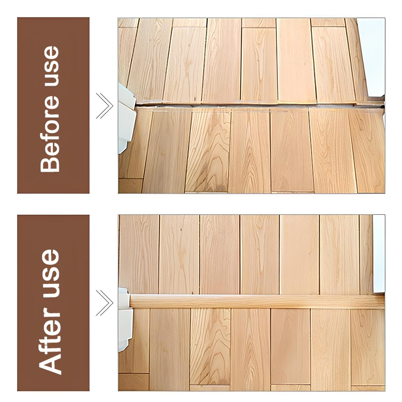 Striscia Di Autoadesivo Soglia In PVC Profilo Di Transizione Pavimento | Strisce Di Copertura Per Pavimenti Per Coprire Fughe Tra Pavimenti In Legno E Piastrelle(Walnut,105cm)