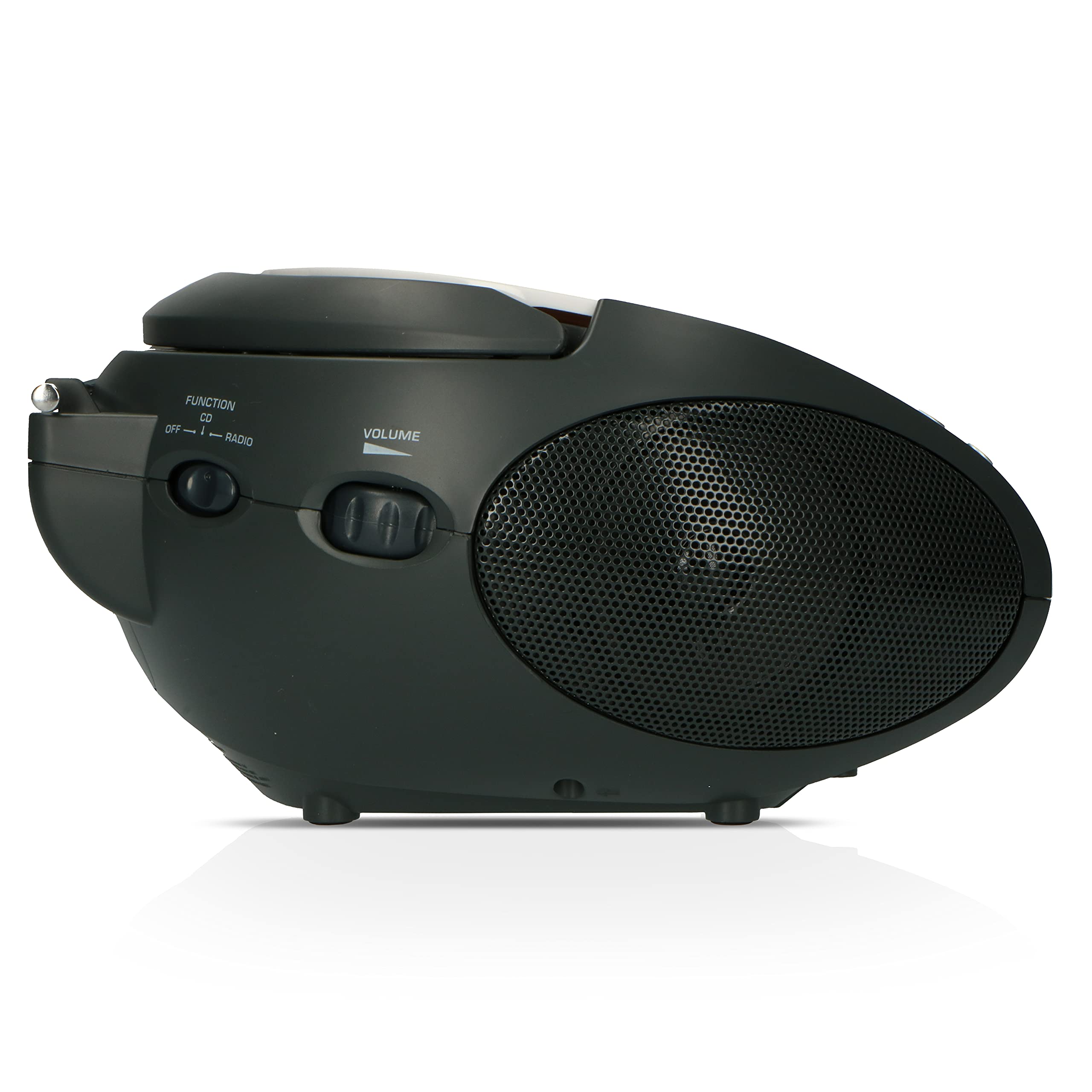 Lenco SCD-24 Lettore CD per bambini Radio FM Stereo Boombox 2x1,5W RMS Bianco