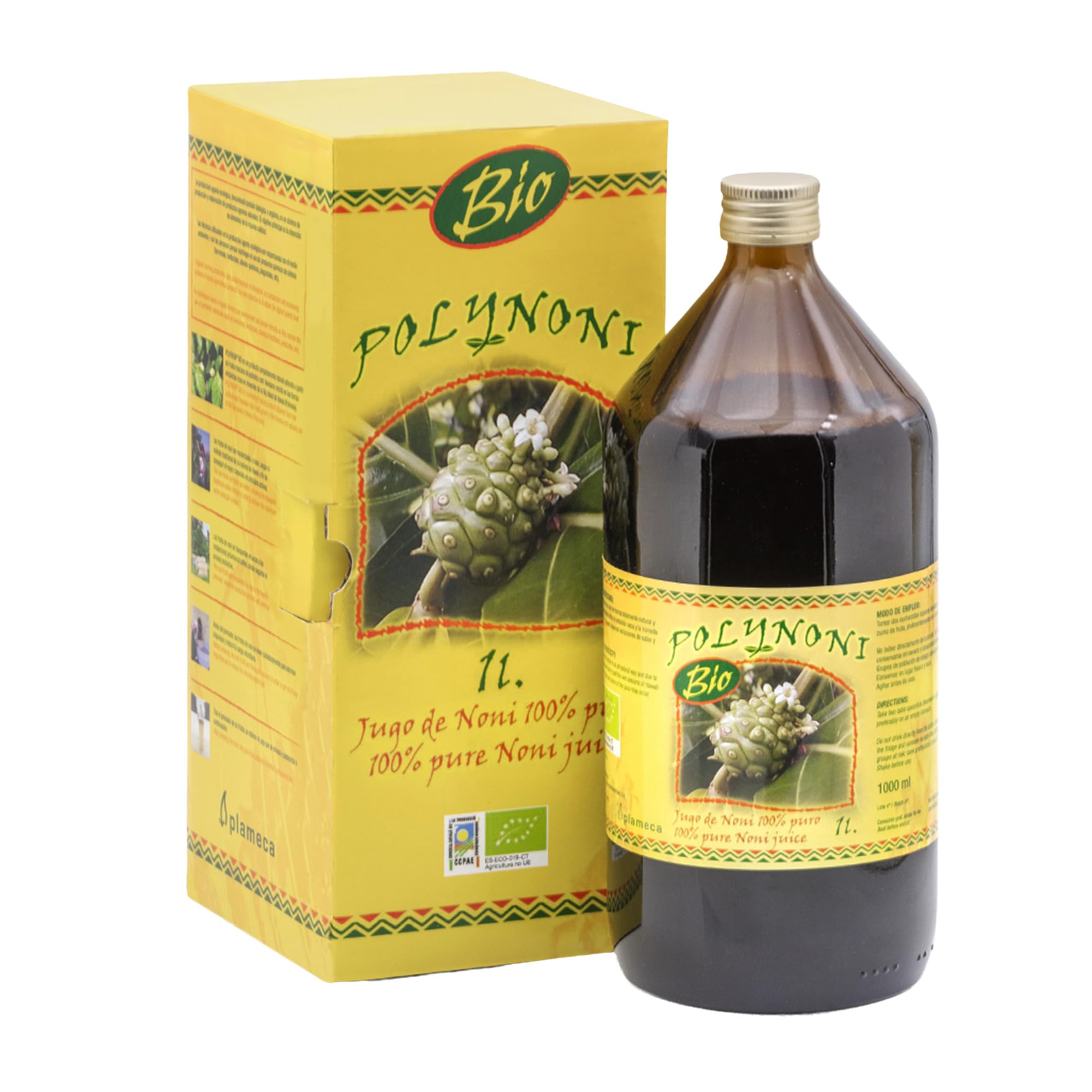 PLAMECA Polynoni Zumo de Noni Bio Original Puro 1000 ml