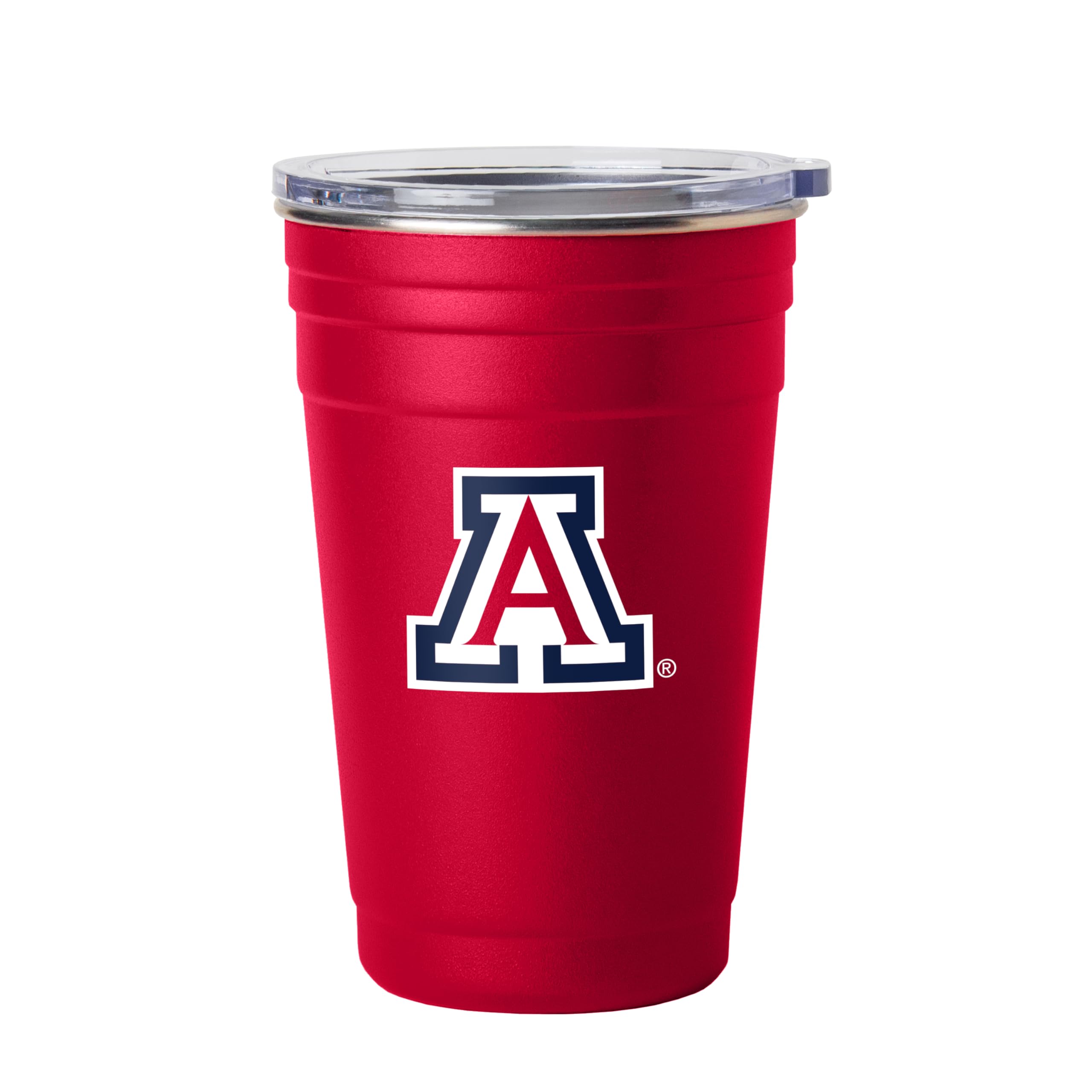 Logo Brands NCAA 22 oz Stainless Steel Tailgate Cup -Double Wall Vacuum-Sealed Durable For Hot &amp; Cold Drinks, Perfect for Gameday &amp; Tailgating