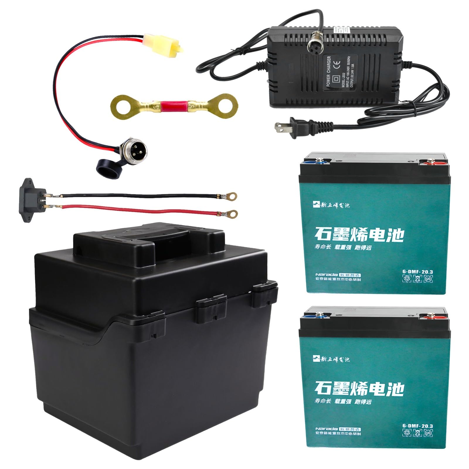 Amazon.com: YC Yier 2pcs 6-DZF-20 6-DMF-20 6-DZM-20 12V 20AH