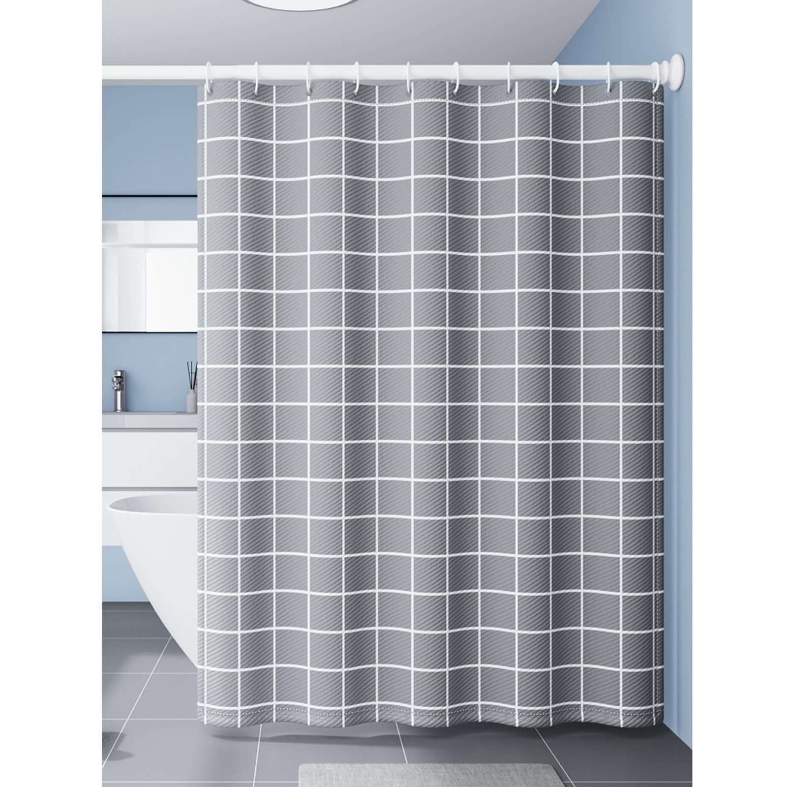 Rideau de douche anti moisissure pour en finir avec l'humidité dans la salle de bain