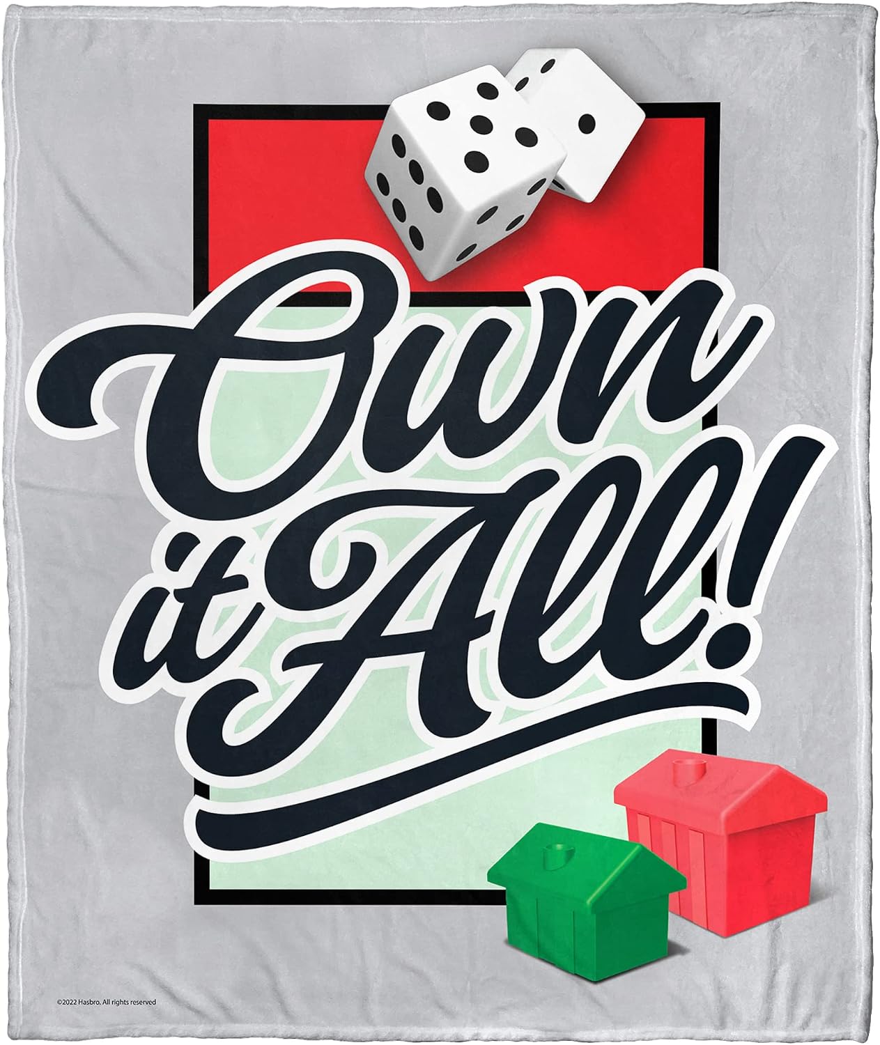 Northwest Monopoly Silk Touch Throw Blanket, 50" x 60", Own It All