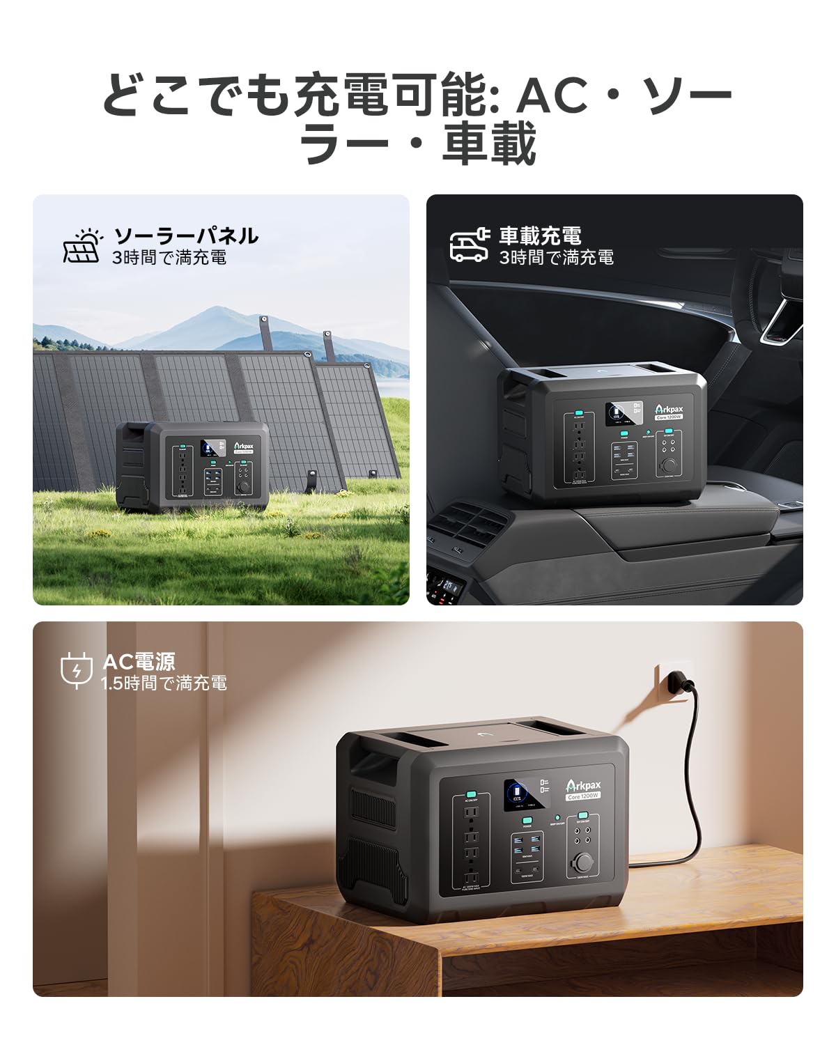 【毎日500円値引】Arkpaxポータブル電源 容量1024Wh 出力1200W Amazon.co.jp: Arkpax ポータブル電源 1024Wh 大容量 リン酸鉄リチウム