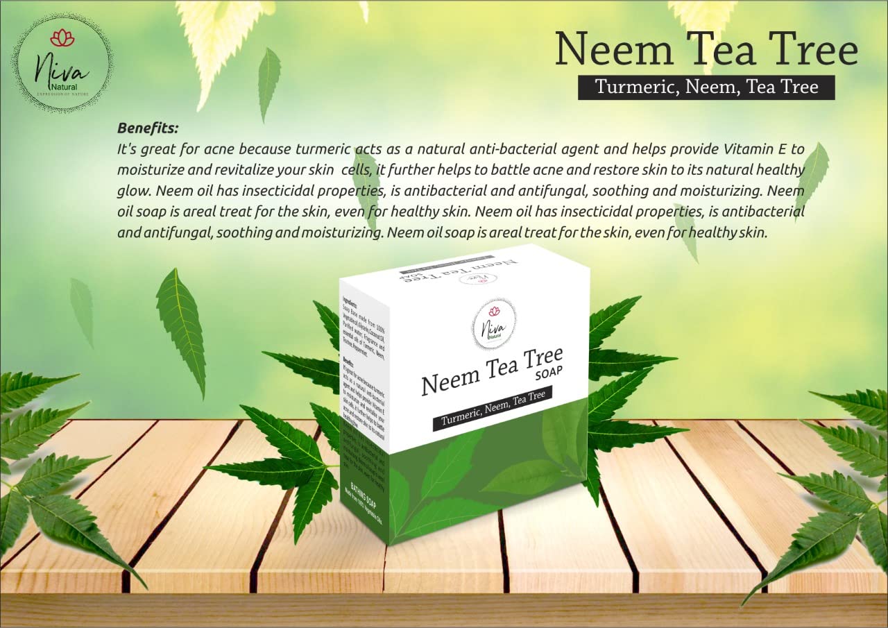 Buy Neem tea tree soap , aromatherapy (pack of 3) Online at Low Prices in India Amazon.in