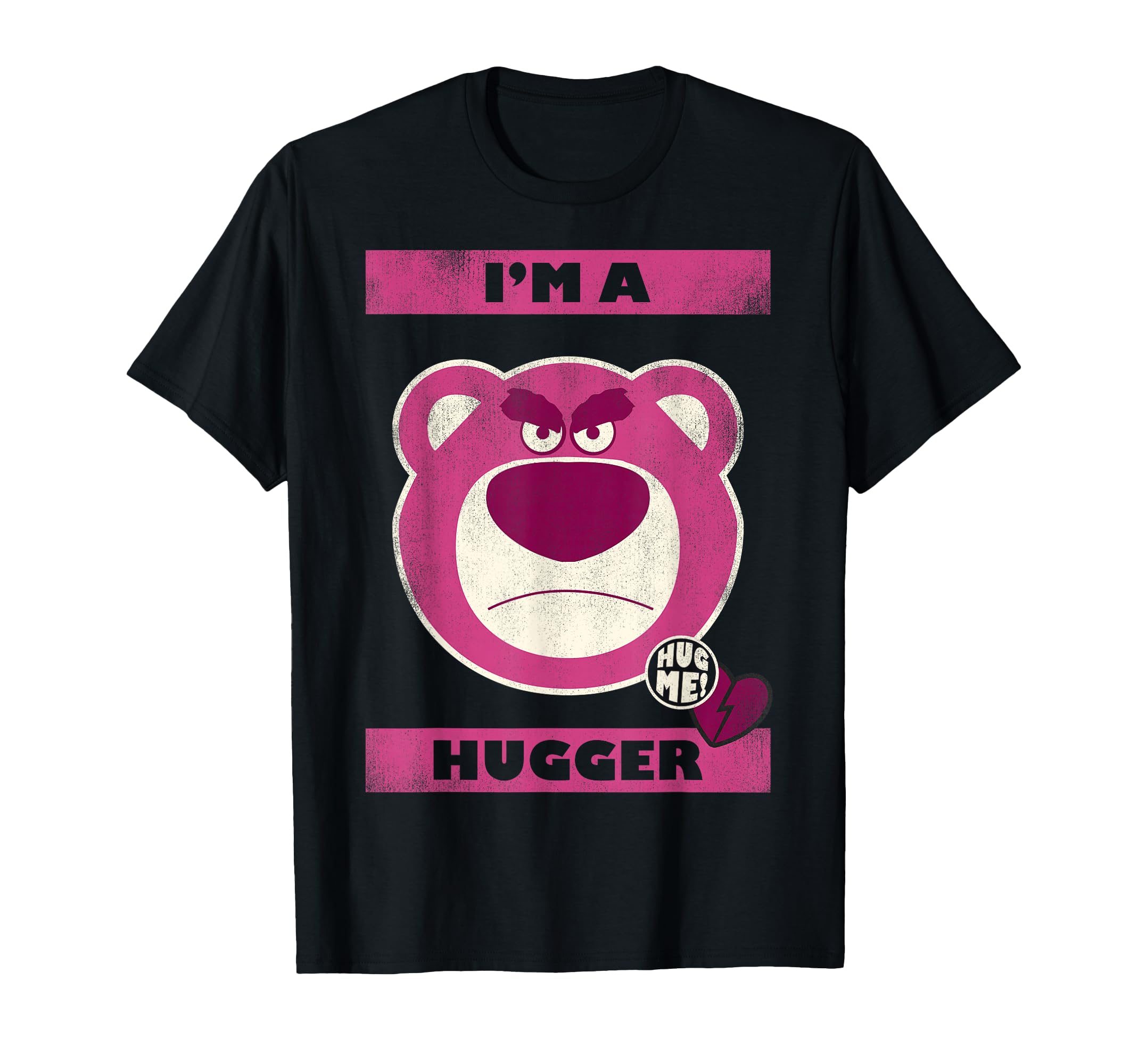 Disney Pixar Toy Story Lotso Bear I'm a Hugger Hearts T-Shirt