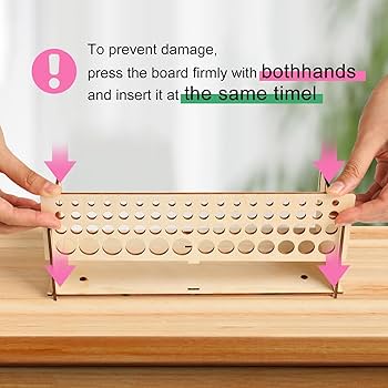 Paint Brush Holder For Artist, 67 Hole Wooden Desk Stand Paintbrush Organizer, Square Paint Brush Storage, Art Supply Organizer For Pens, Paint Brushes