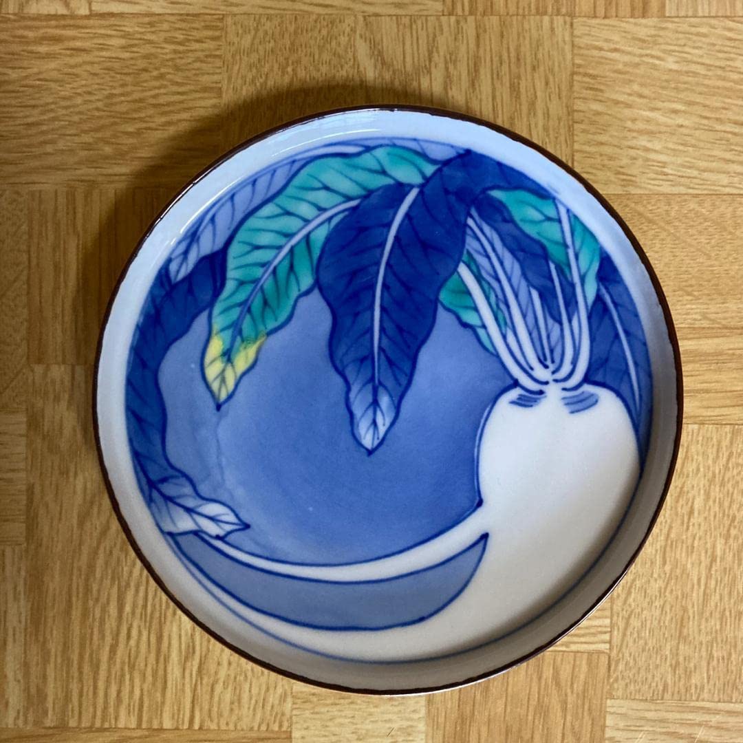 辻精磁社青海大根文飾皿十四代辻常陸作宮内庁御用達3客セット 辻精磁社青海大根文飾皿十四代辻常陸作宮内庁御用達3客セット