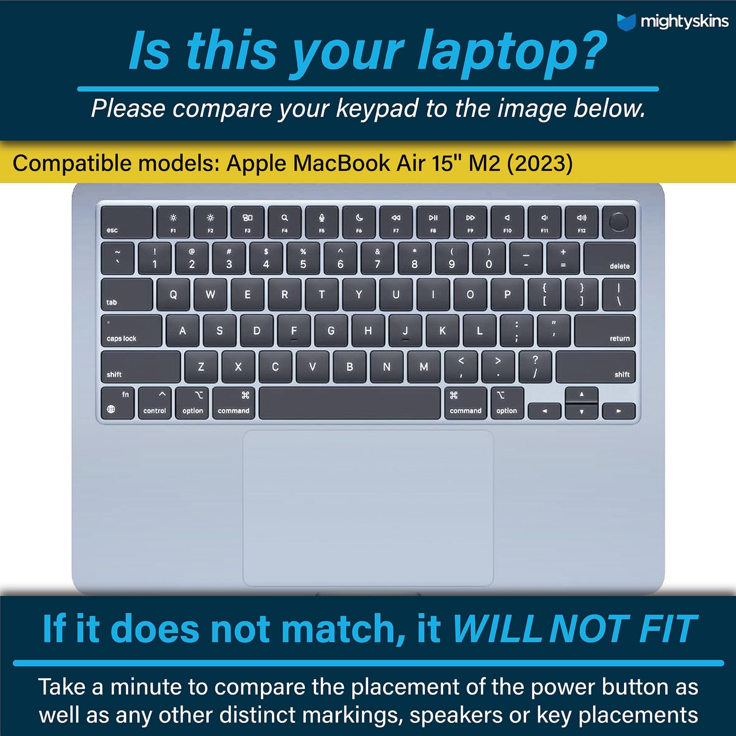 MightySkins Skin Compatible with Apple MacBook Air 15'' M2/M3 (2024) Full Wrap Kit | Protective, Durable Textured Carbon Fiber Finish | Easy to Apply, Remove, and Change Styles | Made in The USA