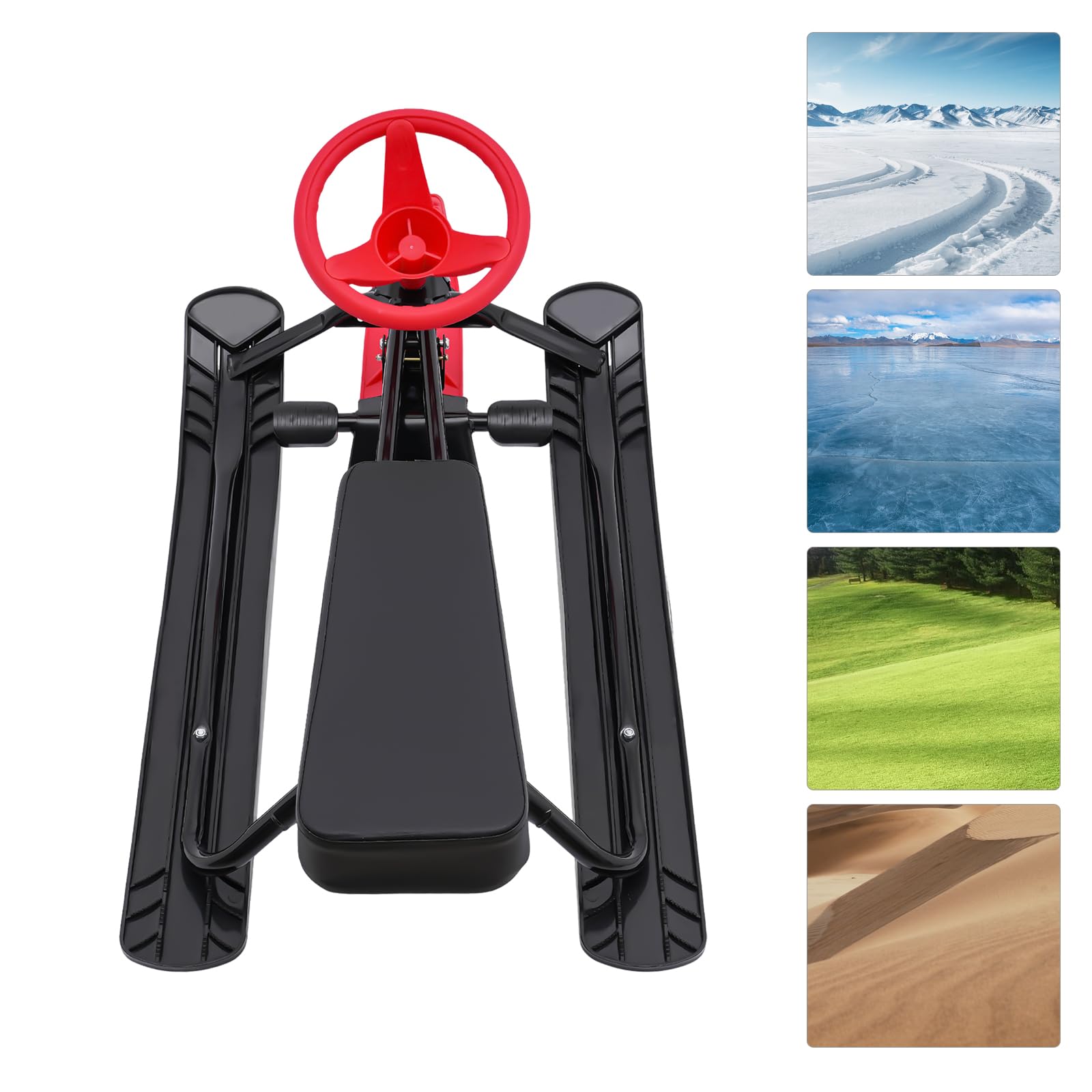 Snapklik.com : Snow Racer Sled, Ski Sled Slider Board