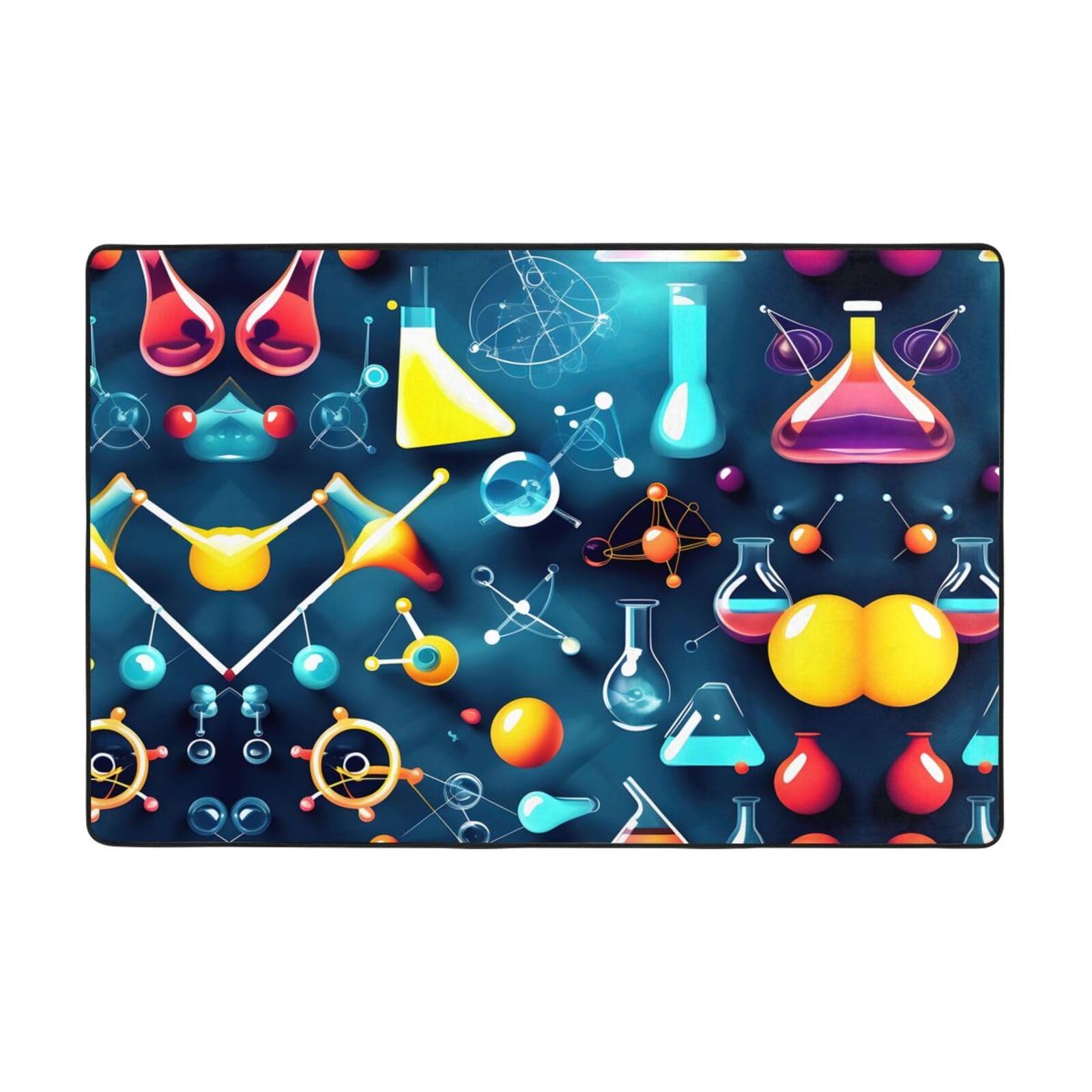 Tapis super doux pour salon style chimie pour un intérieur cosy