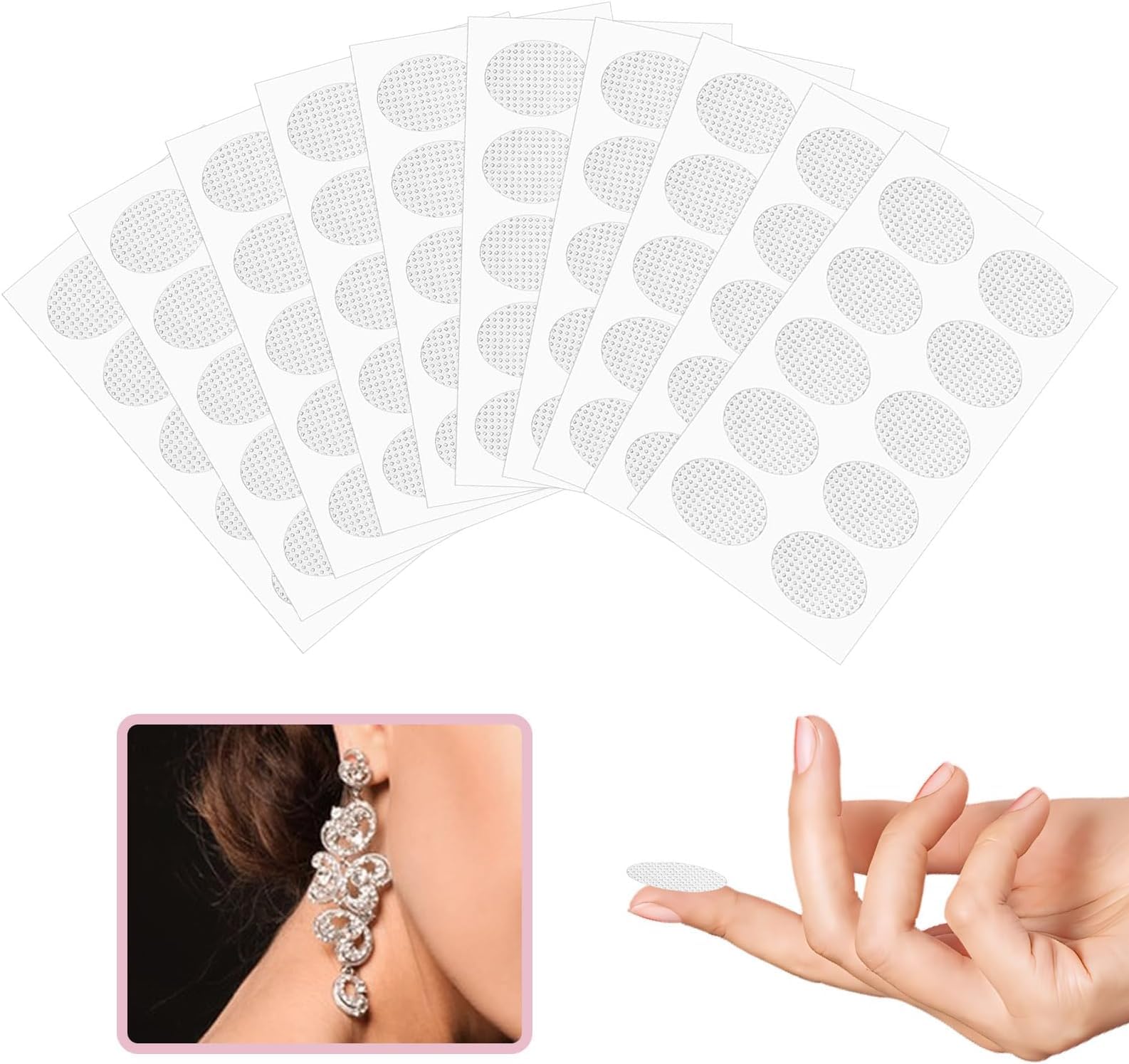 LIJIE Pack of 100 Invisible Ear Lobe Tape Support Waterproof Medical Patches in Zip Lock Pouch for Stretched Pierced Ears (B0DC5NDJF7) Amazon Price History, Amazon Price Tracker