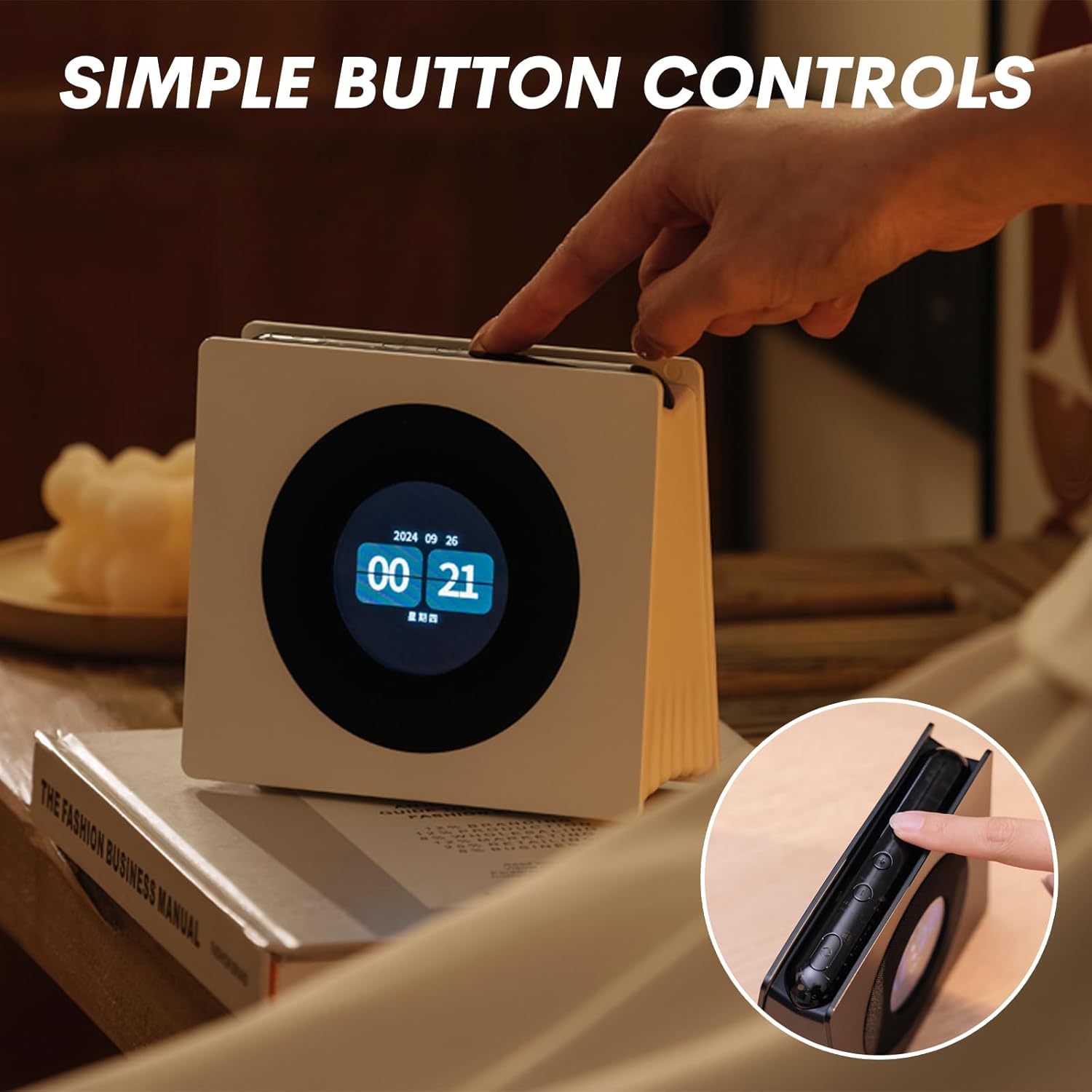 Bluetooth Speaker with Lyrics Display Portable Wireless Bluetooth Music Speakers with Screen Bass for House Home Outdoor Wireless Travel Mobile Blue Tooth Speaker for iPhone Android Birthday Gift