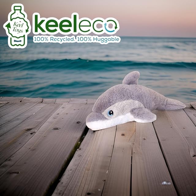 Foto 5 de 7 de Deluxe Paws Peluche Suave y ecológico 100% Reciclado (delfín)