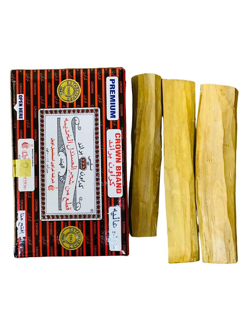 Crown Brand Sandalwood Stick Incense (100g, 100 Pieces)