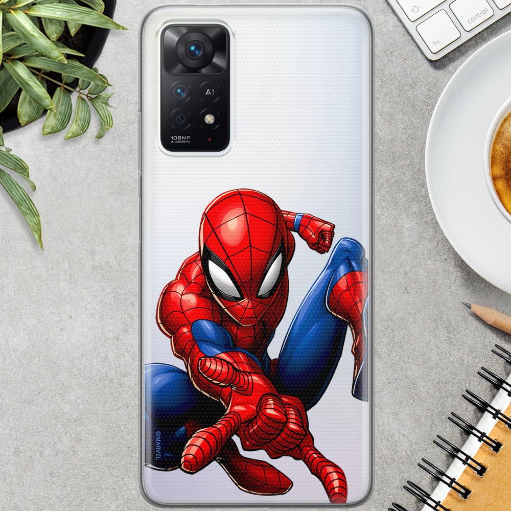 Ert Group custodia per cellulare per Xiaomi Redmi Note 11 Pro 5G/11 Pro 4G originale e con licenza ufficiale Marvel, modello Spider Man 006, custodia in TPU