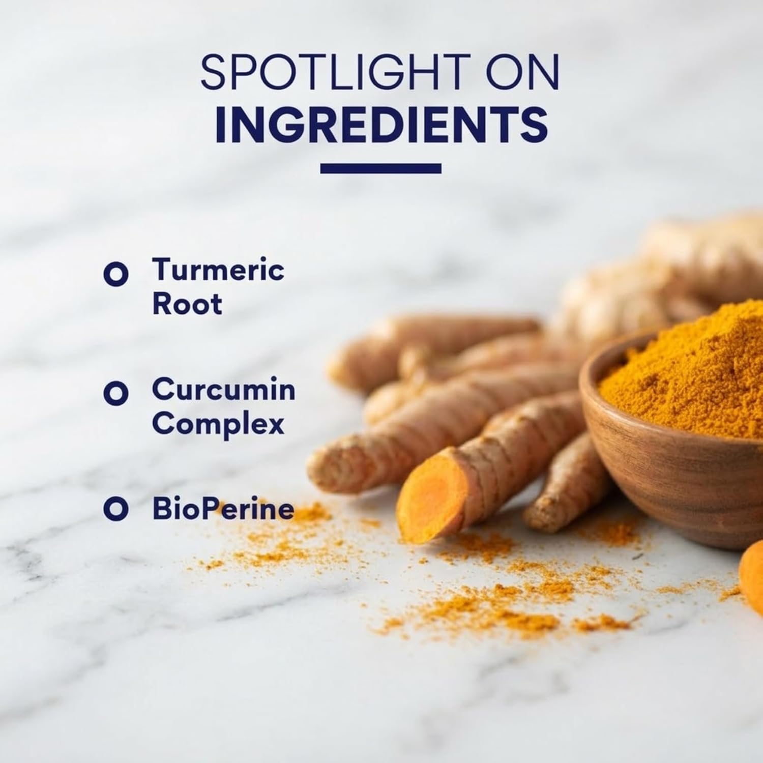 Research Verified Turmeric Curcumin Supplement with Black Pepper (BioPerine) - High Potency Curcumin - Antioxidant, Joints & Daily Wellness - 60 Vegan Turmeric Capsules - Made in USA - 3 Month Supply