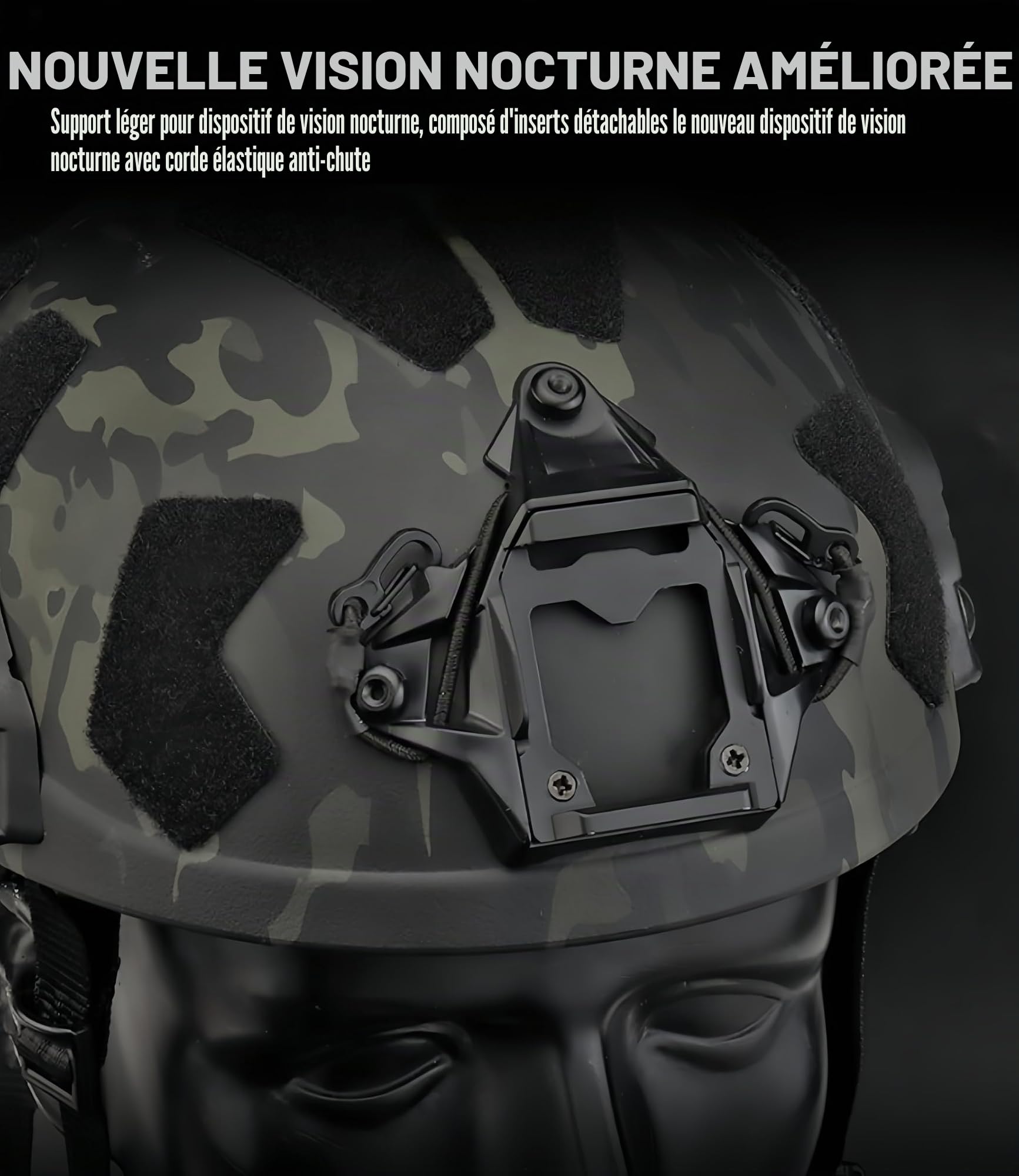 ACEXIER Casque de Protection Tactique SF Super High Cut Tactical Fast
