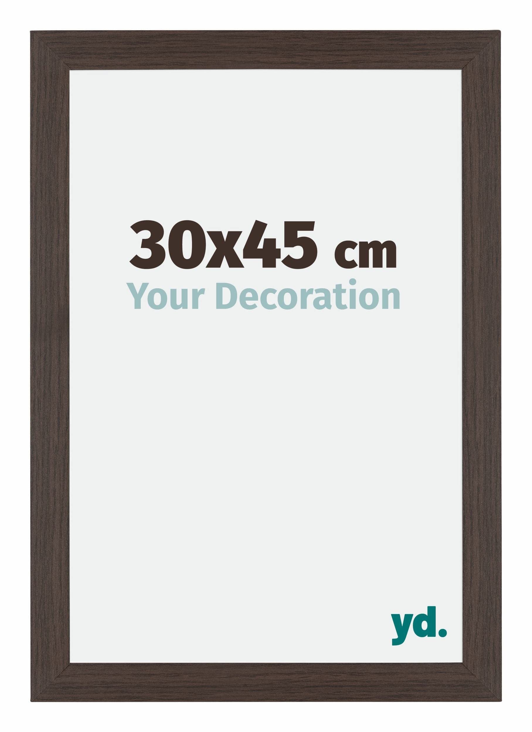 Your Decoration - Picture Frame 30x45 cm - Oak Dark - Decorative Wall Frame in MDF with Antireflection - Frame 30x45 - Mura — image 1