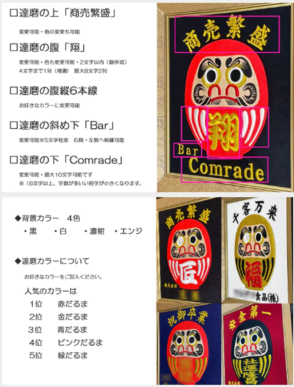 Amazon.co.jp: 縁起だるま・だるま・達磨・ダルマ（壁掛け出来て邪魔に