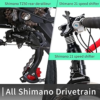 EUROBIKE OBK Road Bike for Men 54cm Frame 21 Speed 700C Wheels Mens Commuter Bicycle