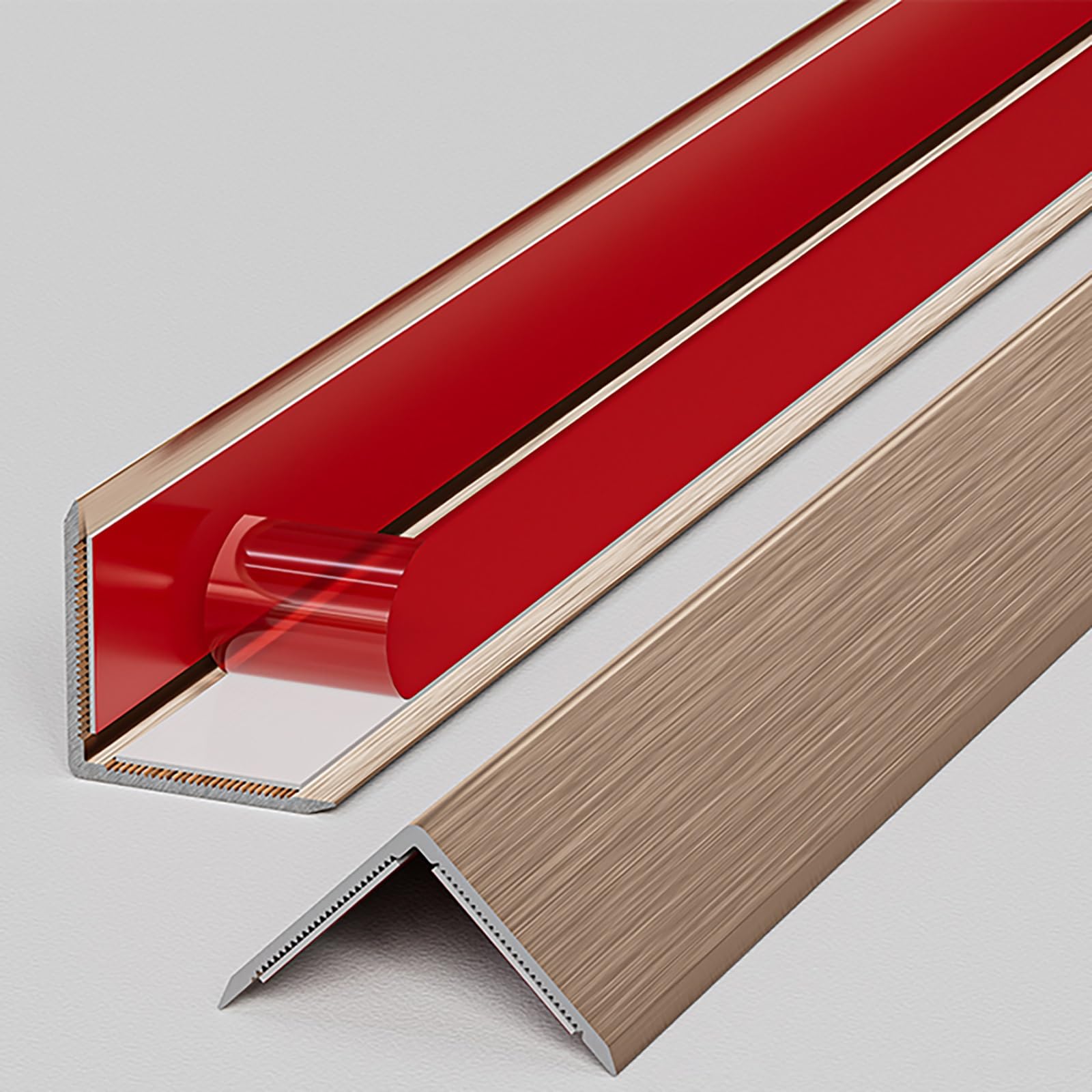 Door Floor Threshold Transition Strip, Multicolor Edging Transition Corner Threshold Strips for Tile Wood Laminate