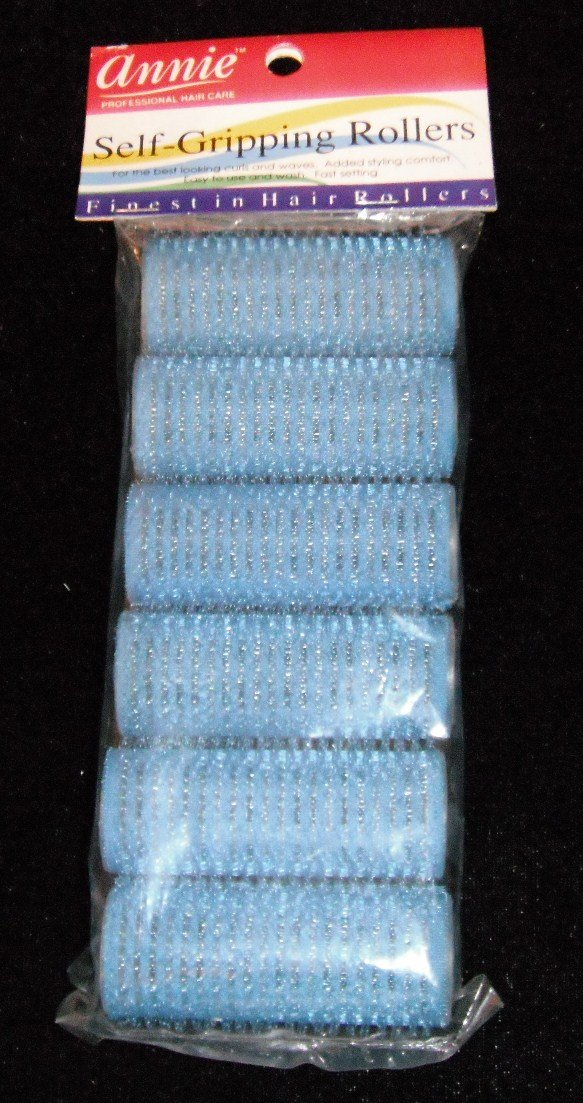 Annie Self-gripping Rollers Size: 1" Diameter- Blue #1312