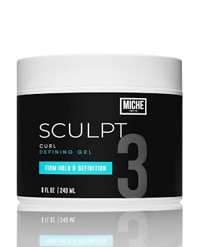 Miche Sculpt Curl Defining Gel Alcohol-Free Curl Sculpting Gel for Medium Hold, Shine, and Definition Enriched with Organic Aloe Vera & Bamboo Extract for Curly Hair