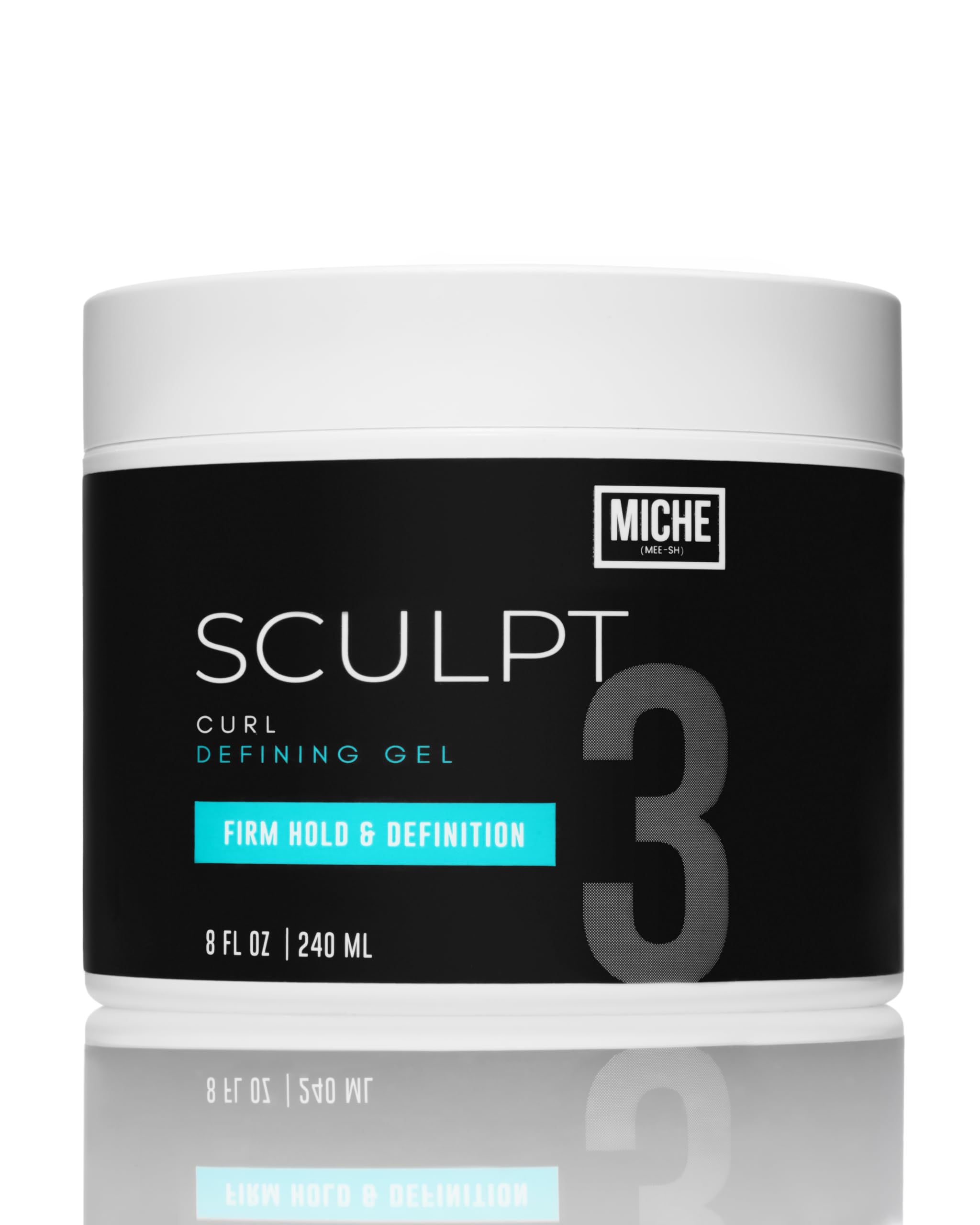 Miche Sculpt Curl Defining Gel – Alcohol-Free Curl Sculpting Gel for Medium Hold, Shine, and Definition – Enriched with Organic Aloe Vera & Bamboo Extract for Curly Hair