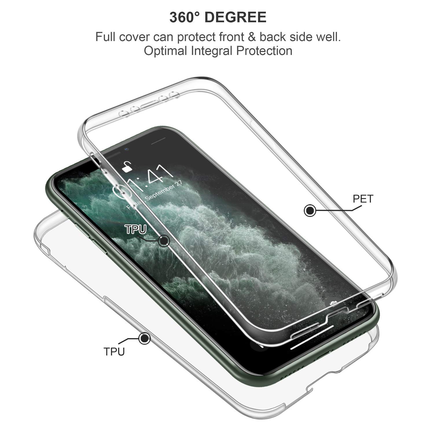 Custodia per iPhone Xs Max Cover Ultra-sottile Hard PC Antiurto Antigraffio Anti-Sudore Custodia [Traspirante] Foro Mesh Dissipazione Calore per iPhone Xs Max - Nero