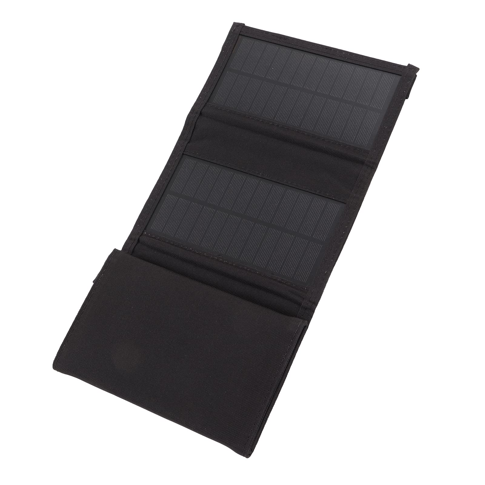 Pannello solare portatile Caricatore solare pieghevole in silicio monocristallino da 15 W con porta USB per Avventura all'aria aperta Design leggero e compatto 396 g