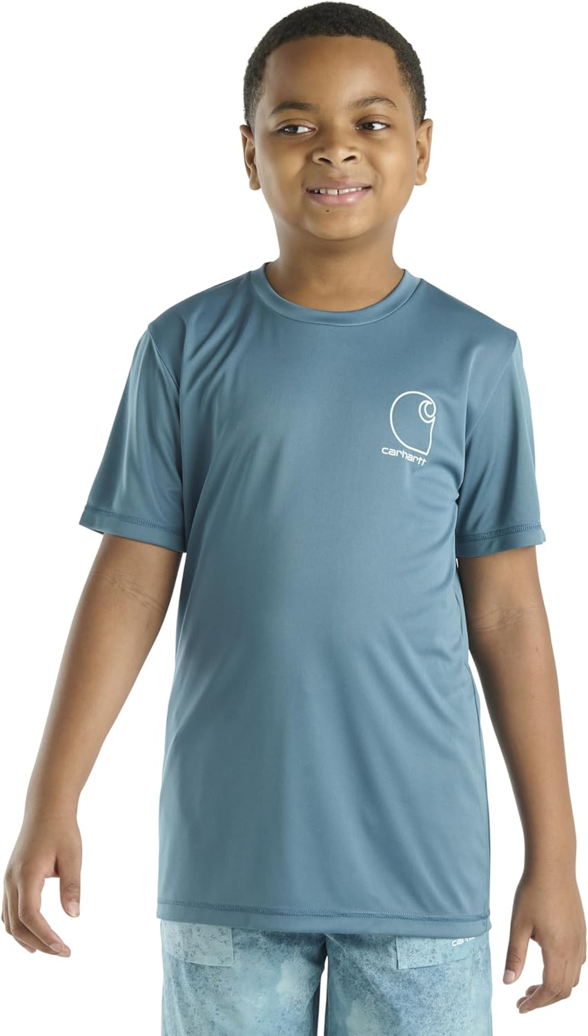Carhartt Kid's CA6696 Short-Sleeve Force® Sun Defender T-Shirt - Boys