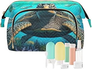 Kigai Underwater Sea Turtle Makeup Bag Cosmet...