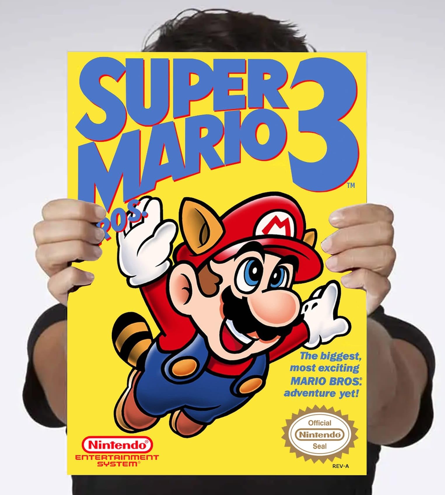 Super Mario Bros 3 Nintendo NES Genérico Poster A4 (210x297mm