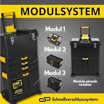 Tool Trolley MK1 Module Tool Box with Wheels