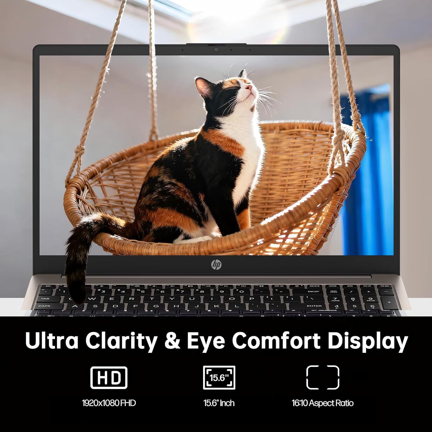 HP 15.6’’ Touchscreen Laptop for Business & Student, Intel Core i3 Processor, 16GB RAM 512GB SSD, Copilot AI & Long Battery Life, Numeric Keypad, Camera with Privacy Shutter, Win 11 Pro with Accessory