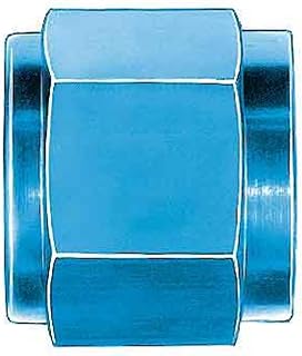 Aeroquip FCM3676 Blue anodized Aluminum -8AN Tube Nuts - Pack of 2