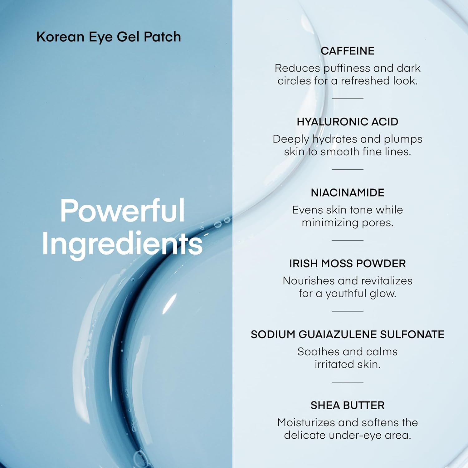 TEREZ & HONOR Under Eye Patches for Dark Circles with 8% Caffeine Eye Cream - Eye Care 2 Step Kit, Dermatologist Tested Korean Skincare Formula, 60 Pcs + 20mL - Image 6