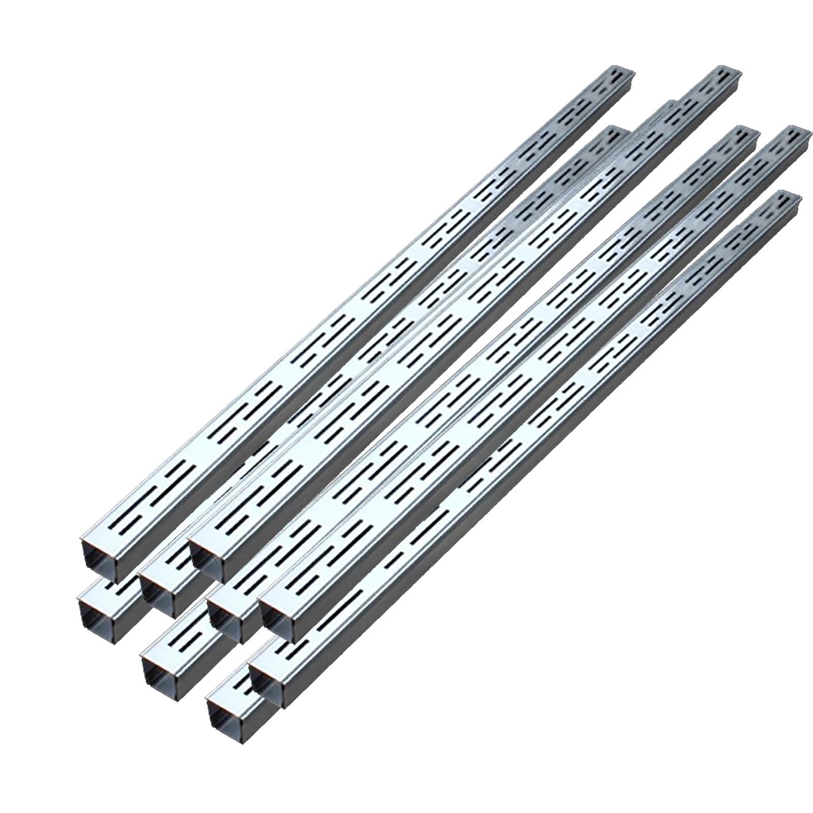 Caniveau extérieur anti-inondation avec grille inox pour allées et cours