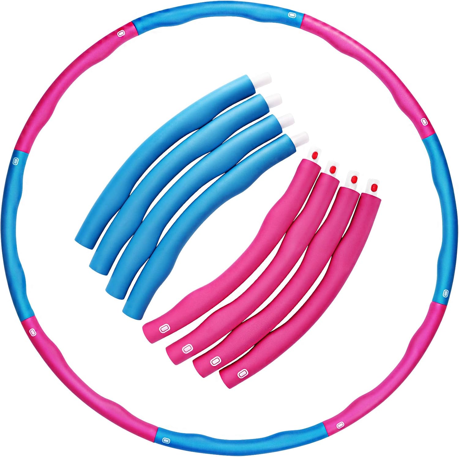 bo Hula Hoop The Original Foam Padded Folding Fitness Exercise Hoop