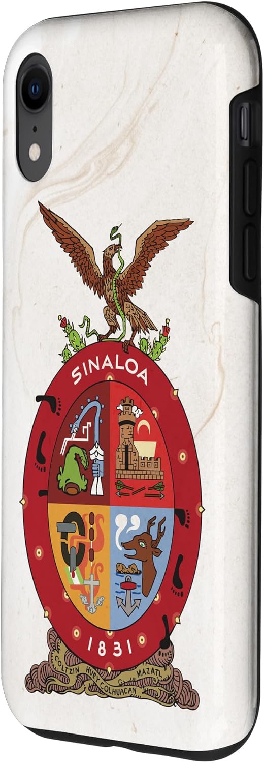 iPhone XR Sinaloa Flag and Elegant Background - Sinaloense Pride Case